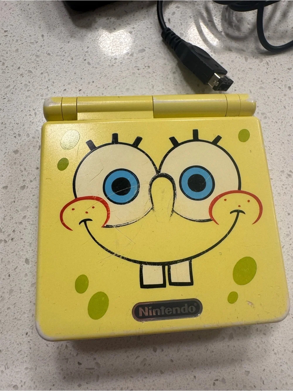 Nintendo SpongeBob Limited-Edition Game Boy Advance SP - Yellow *make an offer*